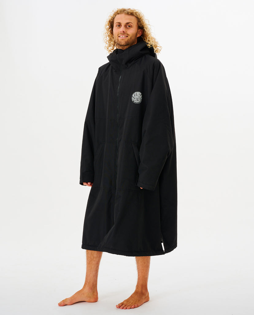 Poncho Surf Rip Curl Script Negro Mujer
