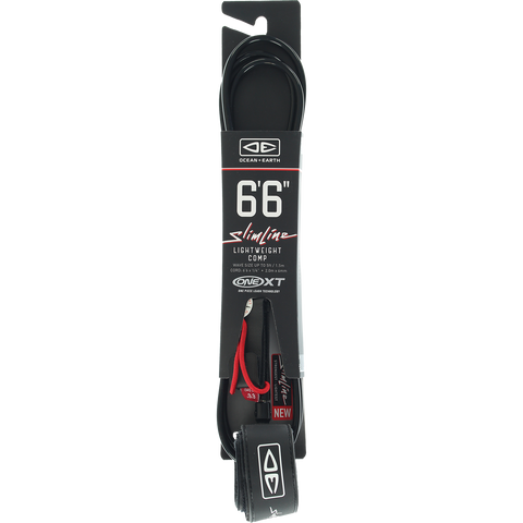 Pavadėlis O&E One XT Slim Line LightweightComp 6'6 Surfboard Leash