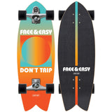 CARVER C7 RAW 29.25‘’ X FREE & EASY GRADIENT SUN SURFSKATE COMPLETE