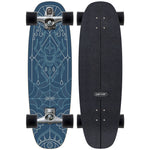 CARVER  RAW 33” BLUE WIDOW SURFSKATE COMPLETE