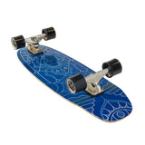 CARVER  RAW 33” BLUE WIDOW SURFSKATE COMPLETE