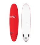 Banglentė Softboard School Surfboard Wide Body - 3 Fin - 8'6 / Red