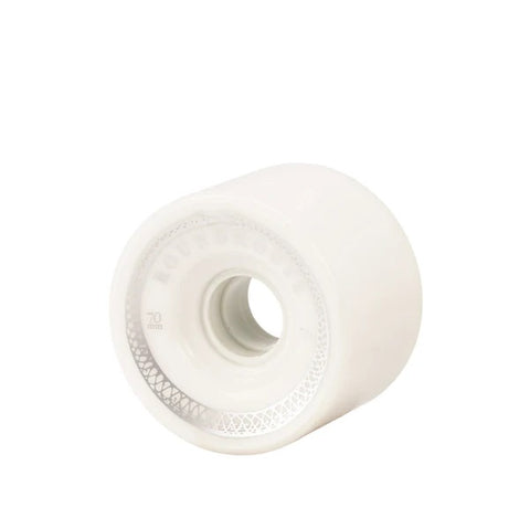 ROUNDHOUSE 70 X 48MM MAG -SHELL WHITE WHEEL SET