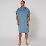 O&E Mens Surf Essential Hooded Poncho Petrol