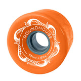 ROUNDHOUSE 65MM SLICK -ORANGE GLO WHEEL SET