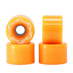 ROUNDHOUSE 65MM SLICK -ORANGE GLO WHEEL SET