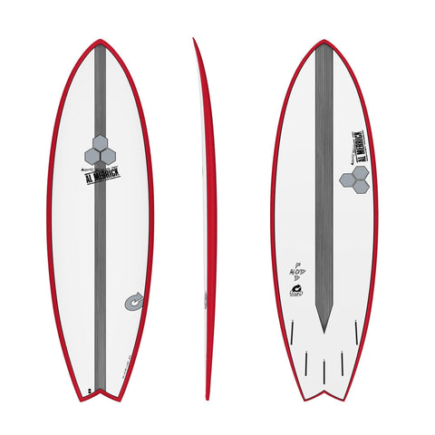 Surfboard CHANNEL ISLANDS X-lite Pod Mod 6.2 red