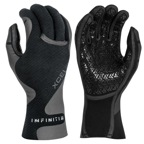 XCEL INFINITI 5 FINGER GLOVE 3MM BLK