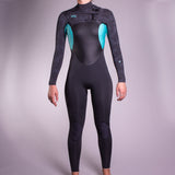 4/3 WOMENS AXIS X WETSUIT GRAPHITE PISTACHIO