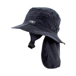 INDO SURF HAT STIFF PEAK – BLACK