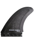 SOFT EDGE DUAL TAB TWIN FIN BLACK