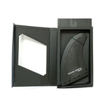 SOFT EDGE DUAL TAB TWIN FIN BLACK